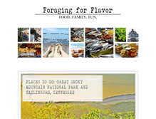 Tablet Screenshot of foragingforflavor.com